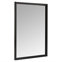 *NEW Rectangular Wall Mirror 20" X 28", Black