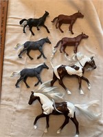 Large lot of play horses