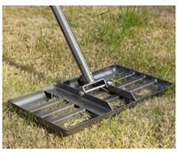 Lawn Leveling Rake, 17x10 Heavy Duty Lawn Leveler