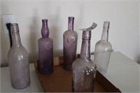 Antique bottle collection