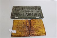 old metal sign collection