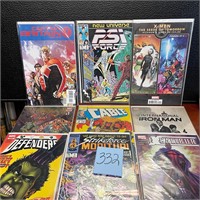 Marvel comic books all in sleeves
