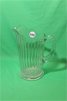 Antique Glass Water Pitcher