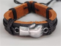 Leather bracelet