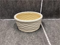 White Ceramic Planter