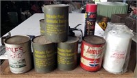 Fuel Tank Filter, Hydraulic Fluid & Oil Cans