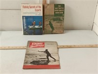 Vtg Ashaway Sportsman magazine + 2 fishing books