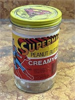 1981 Superman peanut butter glass jar