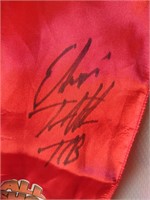 AUTOGRAPHED ELVIS ALL SHOOK UP TRIBUTE SCARF