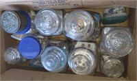 Glass jars Etc of buttons