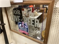 Samuel Adams advert mirror. 
Refbooth45