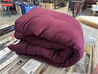 Large maroon cushion (futon / dog bed)