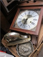 Clocks, Door Knocker, Silverplate Ashtray