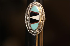 Signed Navajo Sterling Ring