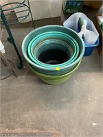 Green Plastic Planter Pots