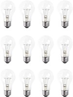 2 packs of A19 frosted incandescent light bulbs ,