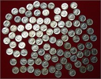 (100) Mercury Silver Dimes