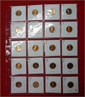(20) Proof Lincoln Cents