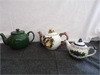 Tea Pots Green,Fruit Design