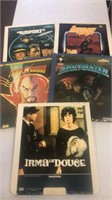 Lot of 5 Video discs - Space Hunter Airport Flash
