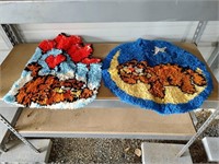 2 Garfield Tufted Handmade Rugs
