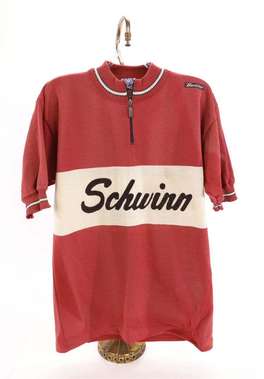 VINTAGE SCHWINN CYCLING JERSEY NOS SMS SANTINI M