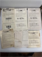 Vintage American Flyer train instructions