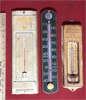Lot of 3 Thermometers - GLF, Agway, & Burgess