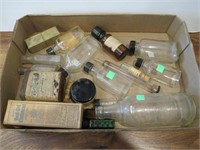 Vintage Advertising Bottles, Tins, Boxes