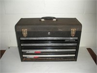 Rally 4 Drawer Metal Tool Chest  21x9x15 inches