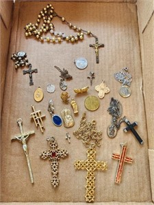 Regal religious vintage Jewelry medals and more