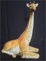 Italian ceramic giraffe sculpture