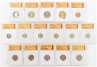 SGS MIXED COIN LOT WITH SOME PROOF COINS