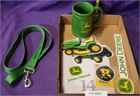 FLAT OF JOHN DEERE ADVERTISING ITEMS