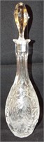 Cut Glass Decanter With Grape Pattern