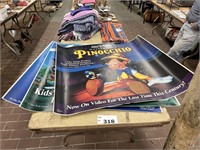 DISNEY ORIGINAL MOVIE LIGHTED SIGN INSERTS