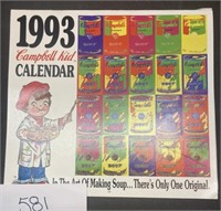 Vintage 1993’s campbell kid calendar