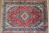GREAT HAND KNOTTED PERSIAN WOOL SHIRAZ RUG