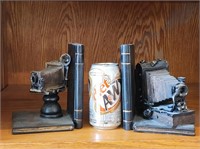 Vintage Style Camera Bookends