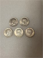 Silver Kennedy Half Dollar Coins