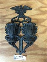 Cast Iron American Eagle Wall Mount Match Holder?