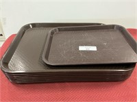 7-14”x18” brown trays