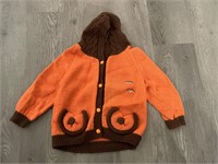 Vintage Knit Hooded Sweater