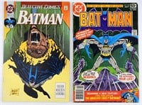 (2) VINTAGE DC BATMAN COMIC BOOKS