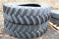 (2) Firestone Tractor Tires