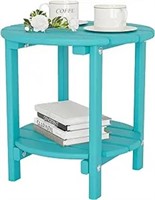 Sundale Outdoor 18" Round Small Side Table, Patio