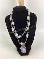 Carolyn Pollack Relios sterling & blue lace agate