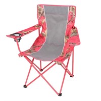C6817  Realtree Outdoor Camping Chair, Pink, 	adu
