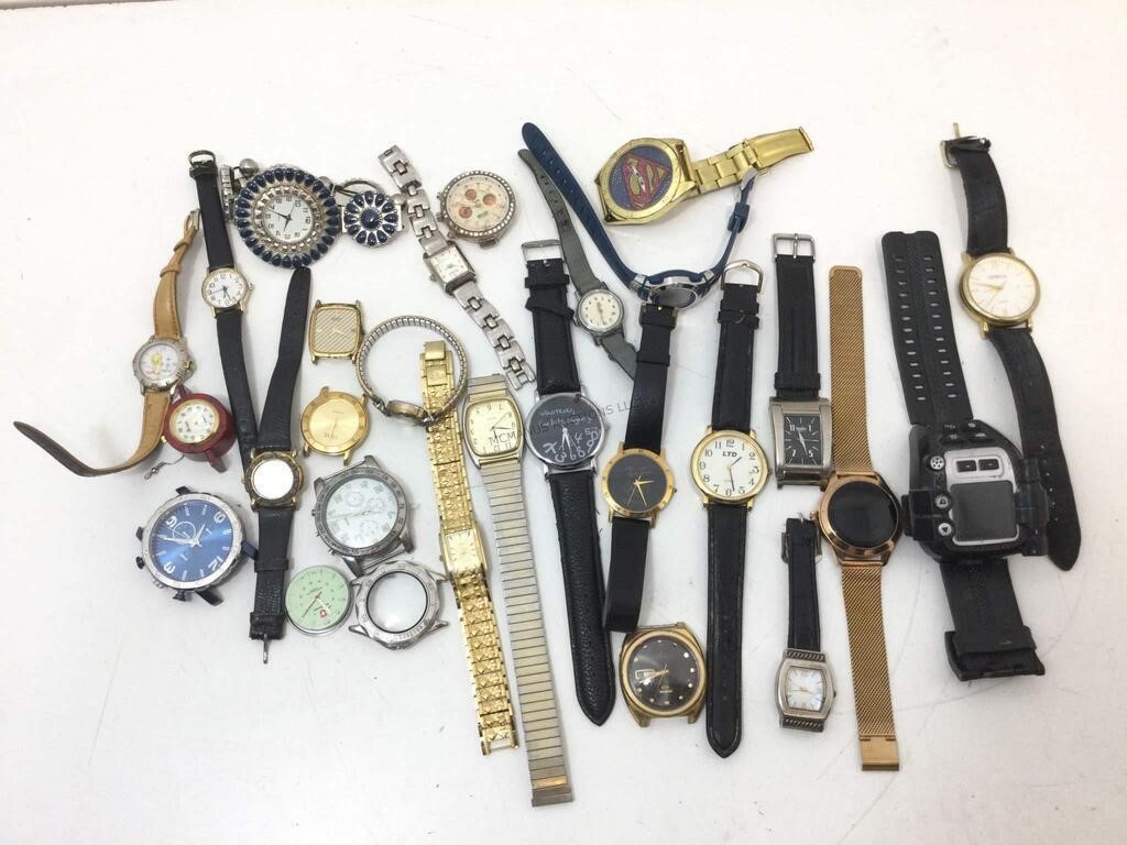 Watches and Watch Parts. As Found