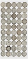 50 Silver U.S. Roosevelt Dimes